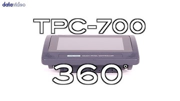 【360 Product Video】TPC-700 Touch Panel Controller｜Datavideo