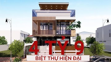 BIỆT THỰ 3 TẦNG CÓ BỂ BƠI – SANG TRỌNG LÀ ĐIỂM NHẤN #thietkebietthu #thietkebietthudanang