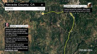 Trial Graphics – Witness Map – Hit &amp; Run