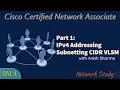 CCNA Day-4 Part-1 IPv4 Addressing | Subnetting | CIDR | VLSM