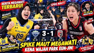 MEGAWATI’S DEADLY SPIKE HITS PARK EUN-JIN IN THE FACE‼️🔥 Hyundai Hillstate Vs Red Sparks - Presea...