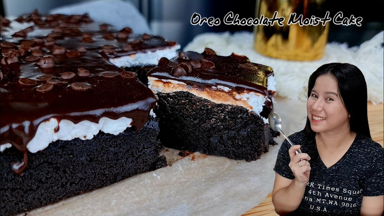 Oreo Chocolate Moist Cake Meryendang Patok Sa Pamilya!