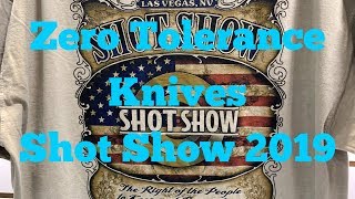 Zero Tolerance Knives Shot Show 2019    New Knives Introduction !