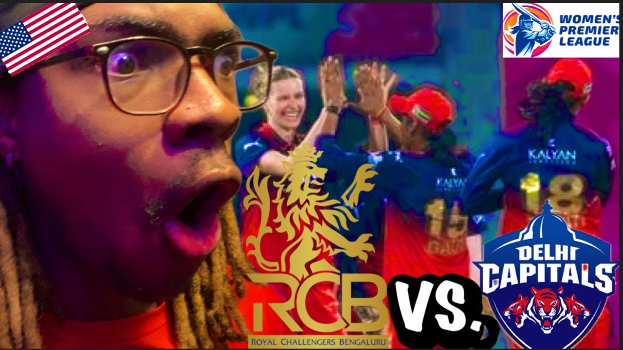 🔴LIVE -WPL RCB vs. DELHI CAPITALS WATCHALONG | - AMERICAN REACTS | 🏏CRICKET 26🏏
