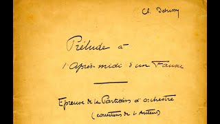 Claude Debussy -- Prélude à l'après-midi d'un faune -- Score
