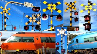 踏切 カンカン 特集 流鉄 箱根登山電車 ほか | Railroad Crossing in Japan