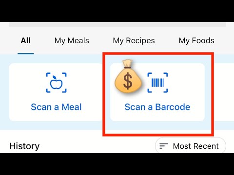 مسح الباركود في ماي فتنس بال غير مجاني الحل عندي Myfitnesspal