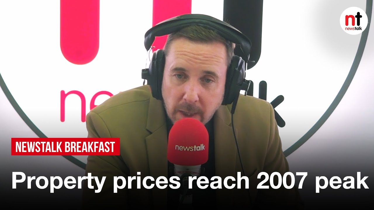 Property prices 'at similar levels to 2007 peak' YouTube