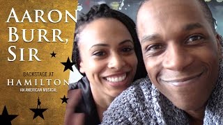 Episode 8  Aaron Burr, Sir: Backstage at Broadway's HAMILTON with Leslie Odom Jr.