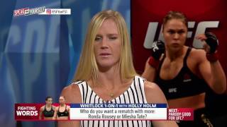 Holly Holm talks Ronda Rousey and Miesha Tate on 'Speak For Yourself' on FS1