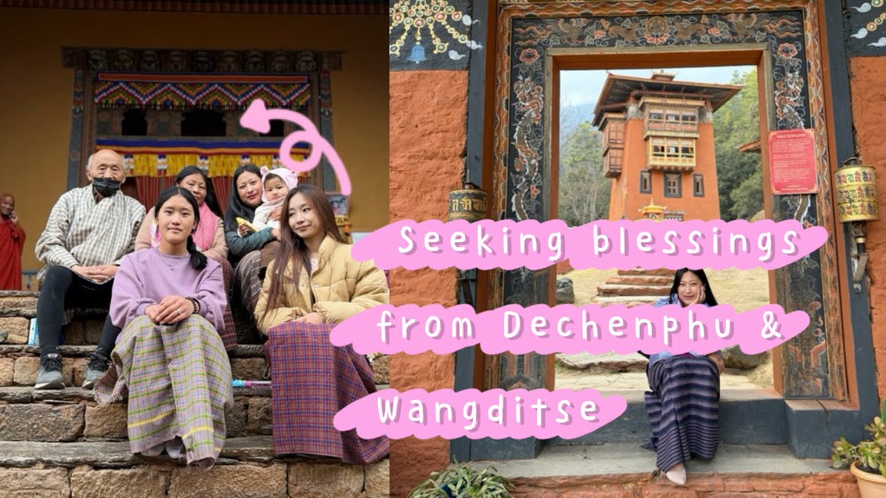 We hiked to Wangditse at 4:00pm | Blessings from Dechenphu & Wangditse 
