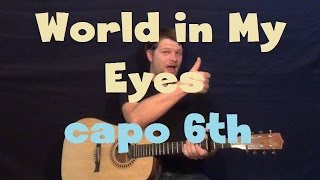 World In My Eyes Depeche Mode Capo 6th Easy Guitar Lesson Strum Chords How to Play Tutoral