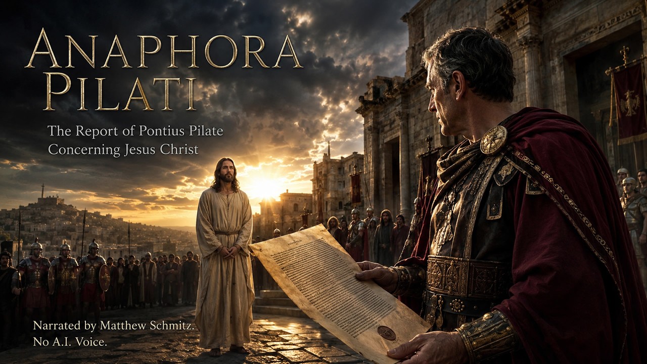 Anaphora Pilati - The Report of Pontius Pilate Concerning Jesus Christ (apocryphal Christian text)