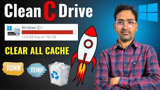 Make Windows 11/10 Faster 🔥 Clear All Cache & Junk (No Software Needed)