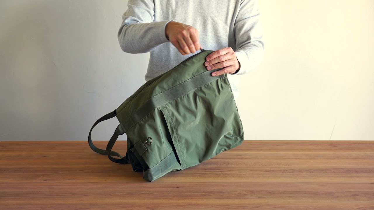 TRANSFORM ZIPPER BAG (OLIVE) YouTube
