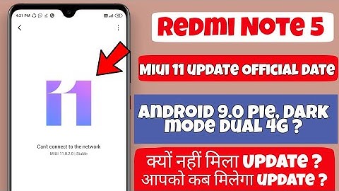 REDMI NOTE 5 MIUI 11.0.2.0 STABLE UPDATE INFO, ANDROID 9.0, DARK MODE, DUAL 4G, REDMI NOTE 5 MIUI 11