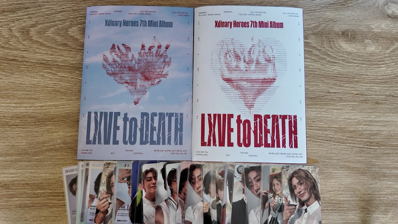 Unboxing Xdinary Heroes Lxve to Death albums photobook ver. My fave album ever!!