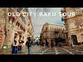 Amazing baku azerbaijan  4k baku city center nizami street baku walking tour