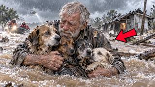 Information Elderly Man and His Dogs Were Trapped in a Flood… So We Built Them a New Home News