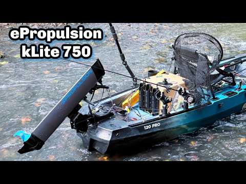 ePropulsion kLite 750 electric motor install and review