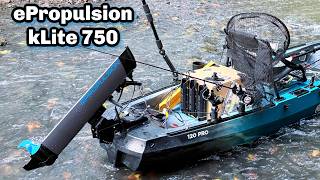ePropulsion kLite 750 electric motor install and review
