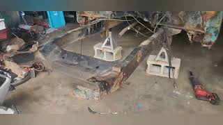 1960 f100 project white lightning 2023 mustang IRS CV front end episode 1 part #1 "birth of legend"