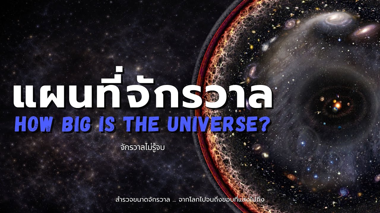 How Big Is the Universe? จักรวาลใหญ่แค่ไหน แผนที่จักรวาลจากโลกถึงขอบเอกภพ | จักรวาลไม่รู้จบ