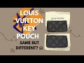 LOUIS VUITTON SLG MONOGRAM CLES/KEY POUCH COMPARISON REVIEW - WHY I ENDED UP BUYING 3 & REFUNDING