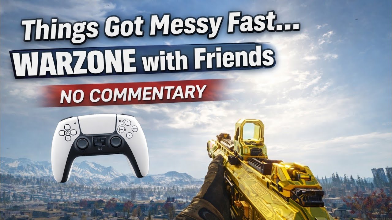 Things Got Messy Fast… Warzone with Friends No Commentary YouTube