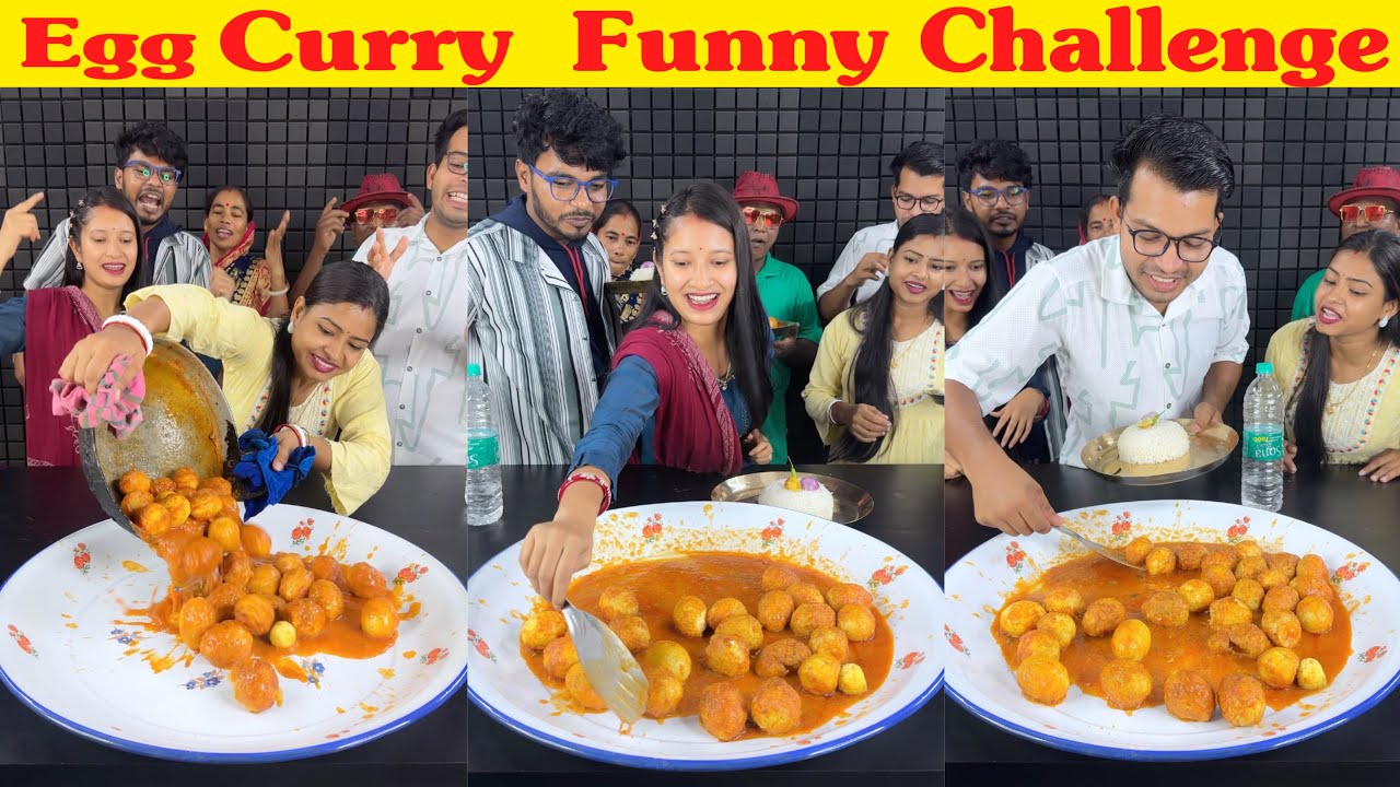 Egg Curry Interesting Funny Challenge Game