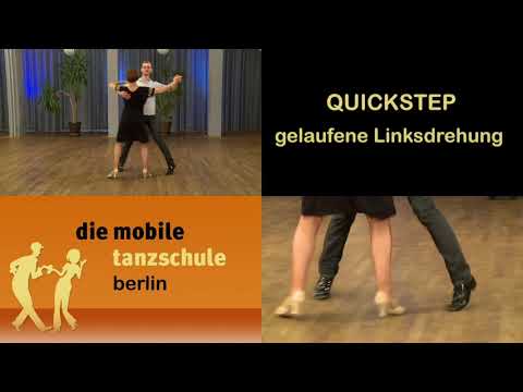 Quickstep: gelaufene Linksdrehung (intermediate level)