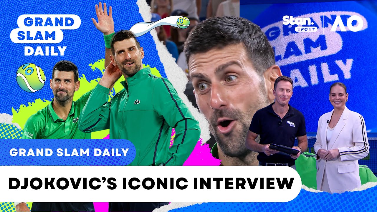 DJOKOVIC: 'I love my body!' 😂 Novak's iconic Australian Open interview | Grand Slam Daily