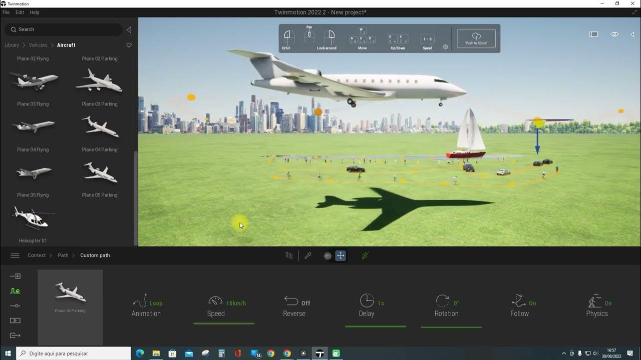 Tutorial Twinmotion 2022.2 How to animate paths YouTube