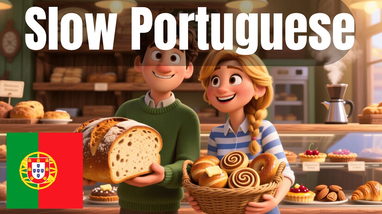 Learn Portuguese: How to Order Bread & Pastries (Full Dialogue)