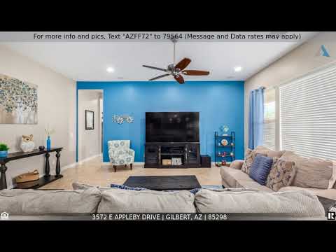 3572 E APPLEBY Drive, Gilbert, AZ home video tour