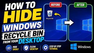 Secret Way To Hide Your Recycle Bin In Seconds!