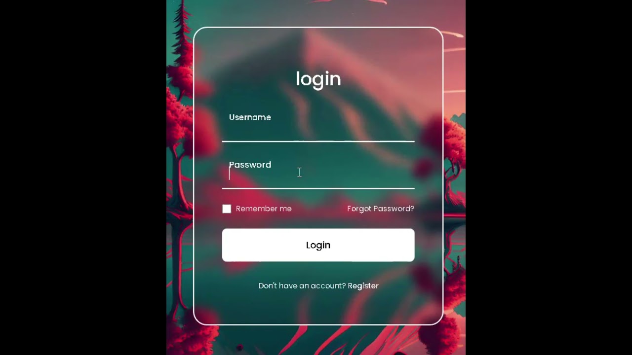 This Mysterious Login Page Hides a Beautiful Secret 😲✨
