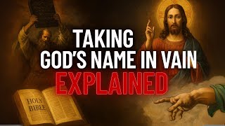 What It Really Means to Take God's Name in Vain