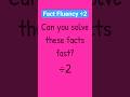 Division Fact Fluency ⚡ Divide by 2 | Fast Math Challenge #division #factfluency #mathskills