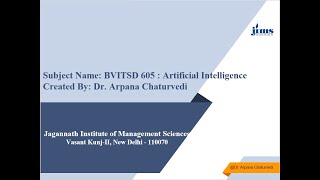 BVITSD 605 Artificial Intelligence Unit 3 Part 8 Resolution Proposition Logic