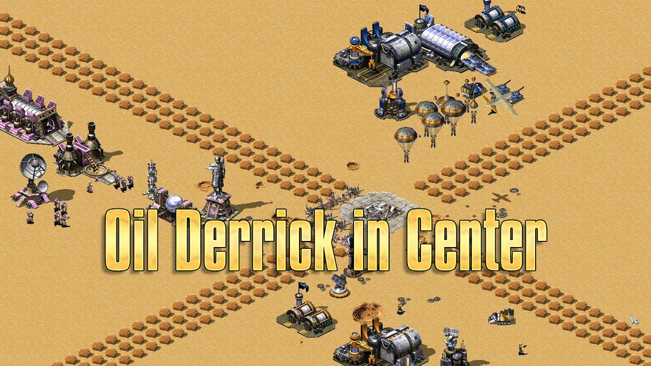 Oil Derrick in Center - Red Alert 2 & Yuri's Revenge online - YouTube