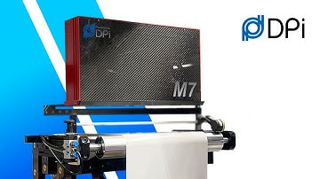 DPi Hawk M7 13" UV Inkjet Cruising on a Flexo Press