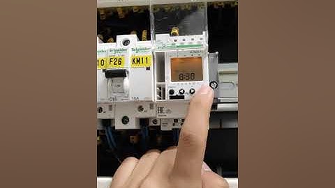 Schneider Timer IC Astro 1C Auto/Manual mode