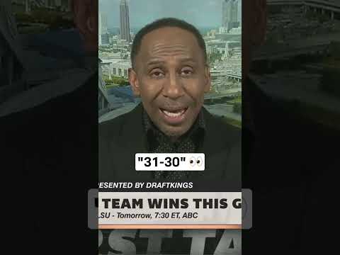Stephen A. predicts the winner of Clemson vs. LSU 👀