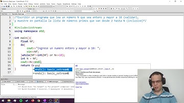 Estructuras repetitivas en C++ - Ejercicio 2