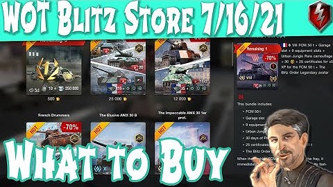 What to Buy in Store July 16, 2021 WOT Blitz | Littlefinger on World of Tanks Blitz