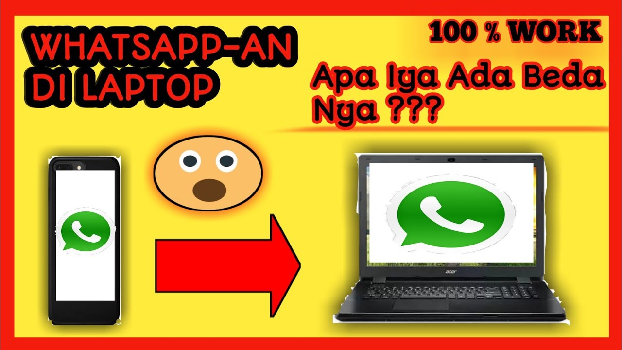 CARA MEMBUKA WHATSAPP DI LAPTOP, KOMPUTER ATAU PC | TUTORIAL WA 