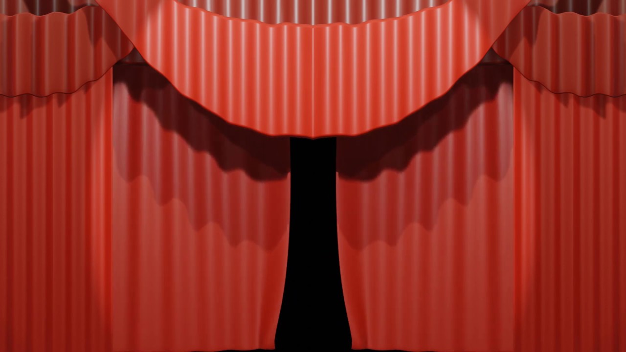 Curtain Opens Animation Test