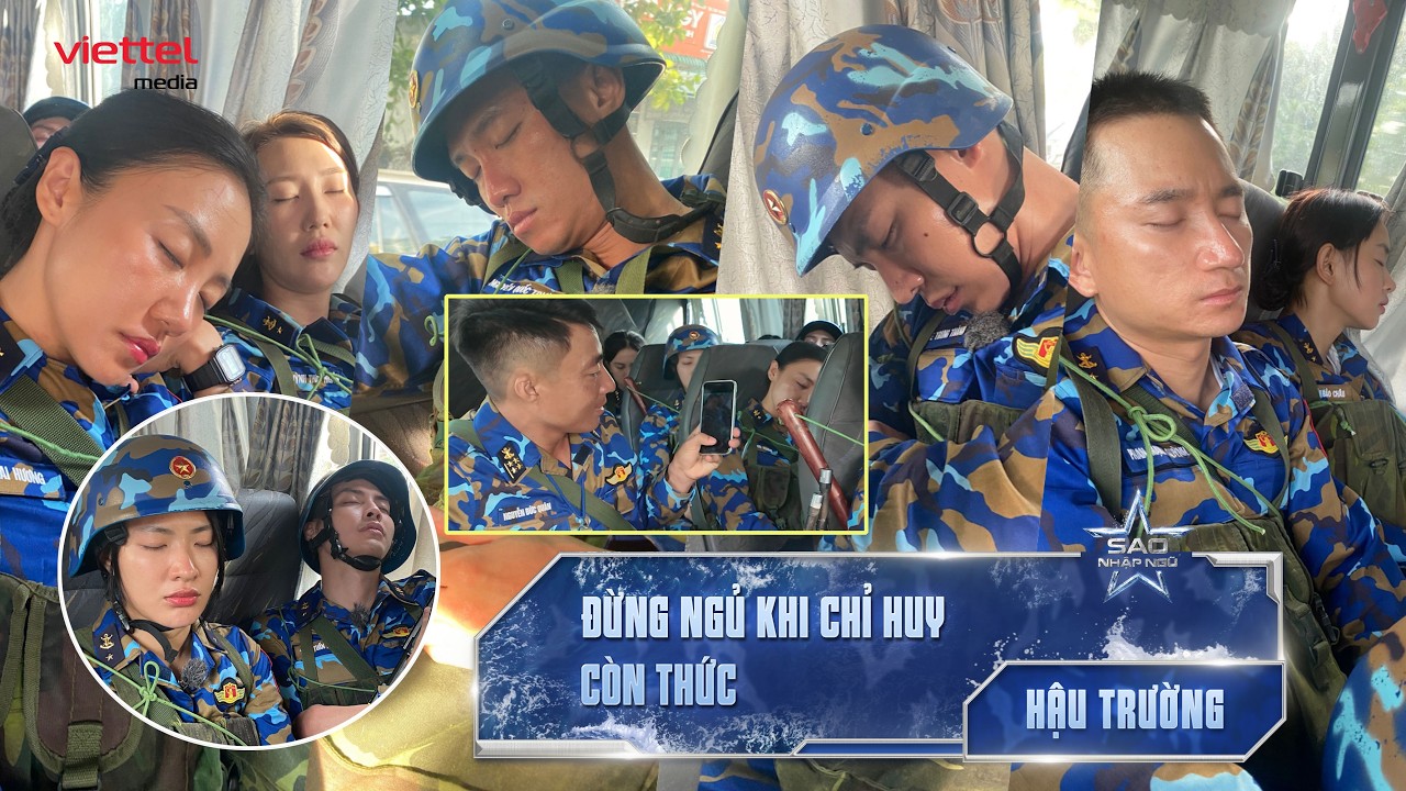 HẬU TRƯỜNG| Chỉ huy CHỤP ẢNH 'DÌM' Thúy Ngân, Tuấn Dương, Quốc Trường, Erik... khi ngủ| SAO NHẬP NGŨ