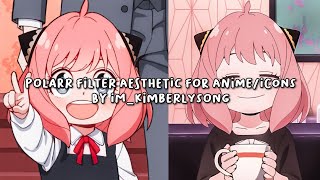𝐓𝐔𝐓𝐎𝐑𝐈𝐀𝐋 || Polarr Codes For Anime/Icons | Kode Polarr untuk Anime/Icons by @im_kimberlysong5003